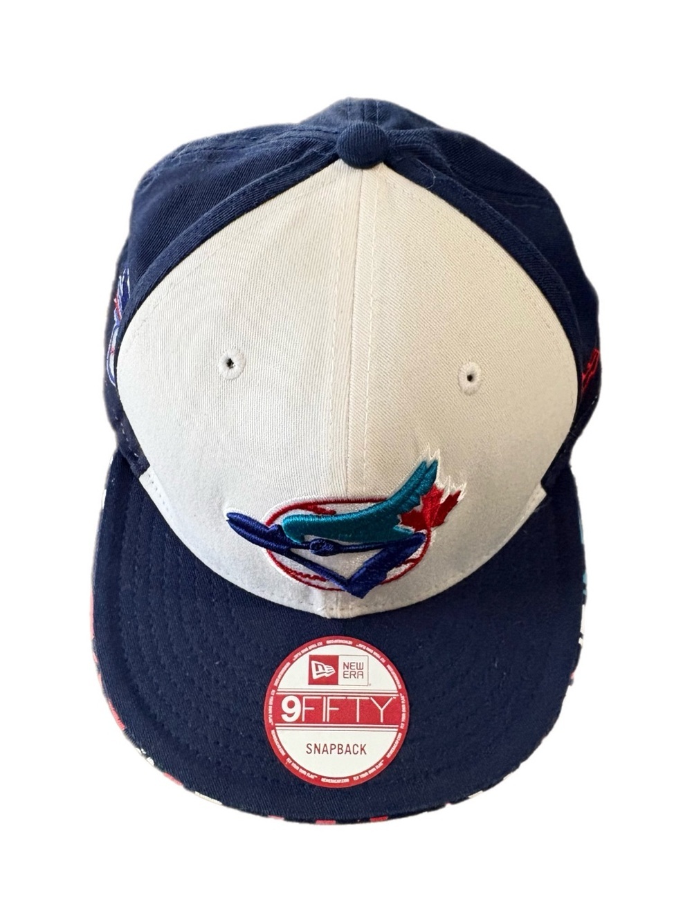 New Era Two-Tone Navy & White Toronto Blue Jays 9FIFTY Snapback